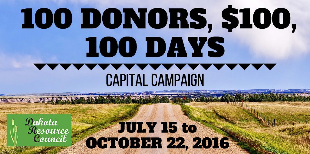100 DONORS,$100,100 DAYS